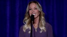 Los Angeles Lakers owner and president Jeanie Buss speaks during a ceremony for the unveiling of a statue for former Los Angeles Lakers guard Kobe Bryant at Star Plaza outside of Crypto.com Arena. - Fox Business News