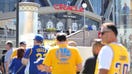 Jun 7, 2019; Oakland, CA, USA; Fans head to Oracle Arena prior to game four of the 2019 NBA Finals between the Golden State Warriors and the Toronto Raptors. - Fox Business News