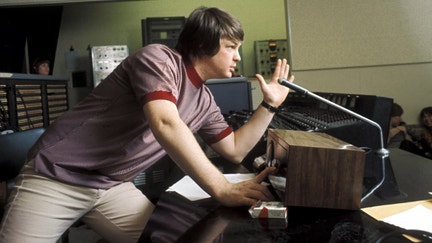 The Beach Boys co-founder Brian Wilson directs from the control room while recording the album "Pet Sounds" in 1966 in Los Angeles, California. - Fox Business News