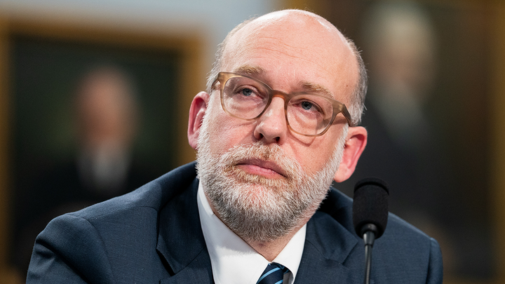 Russell Vought during a House appropriations Subcommittee hearing in Washington, DC.