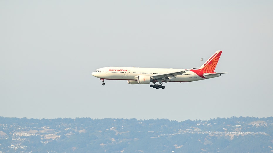 Air India plane lands at SFO