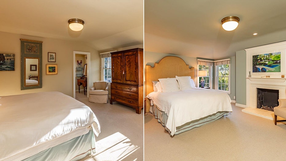 Two additional guest bedrooms can be found on the upper level.