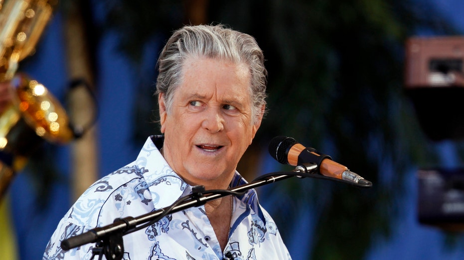 Brian Wilson performs with the Beach Boys in New York's Central Park on June 15, 2012.