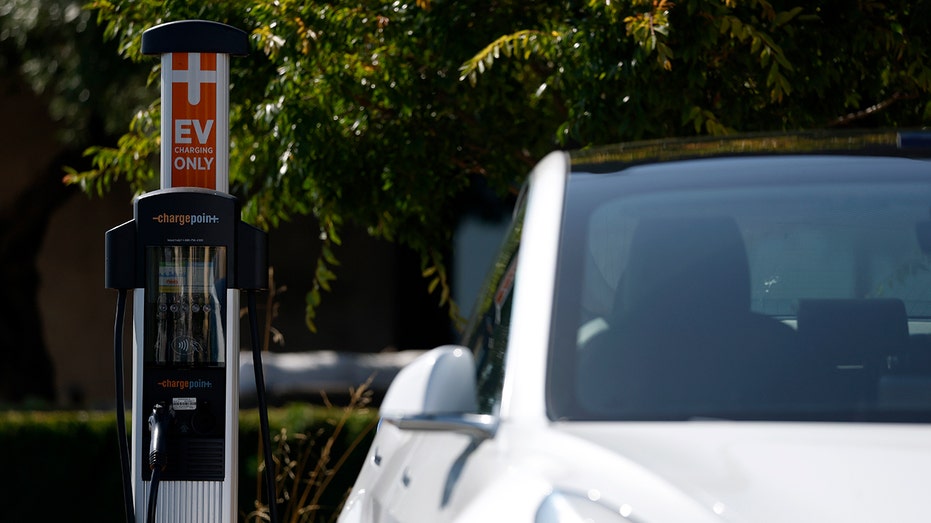 California electric vehicle charging station