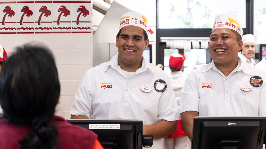 N-Out employees smile
