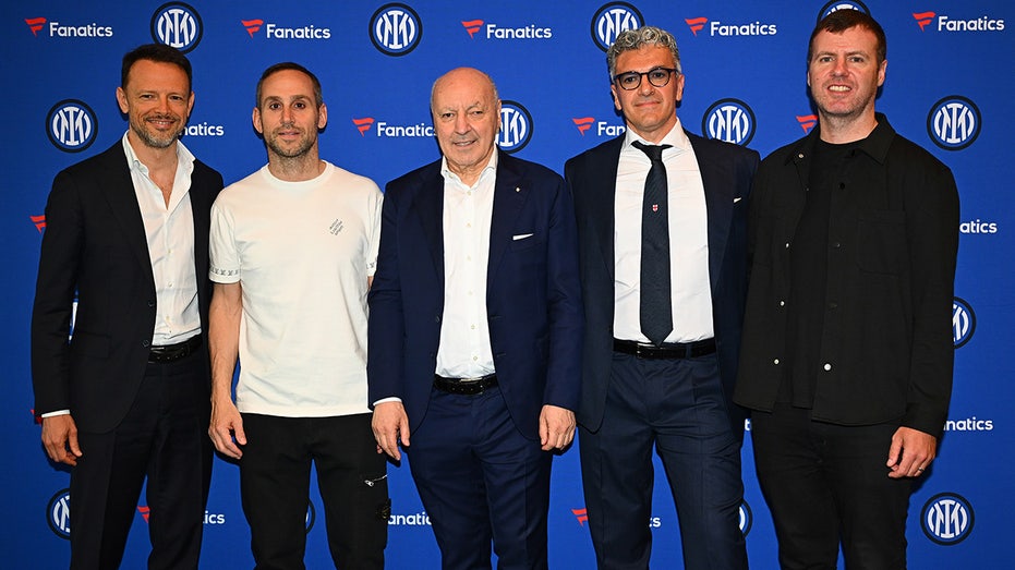 Inter Milan officials and Fanatics CEO Michael Rubin