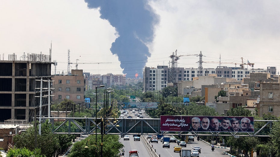 smoke from refinery