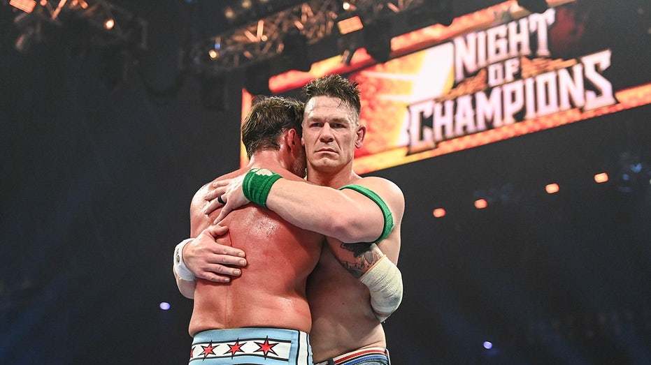 John Cena hugs CM Punk