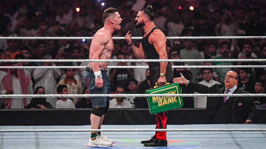 John Cena confronts Seth Rollins