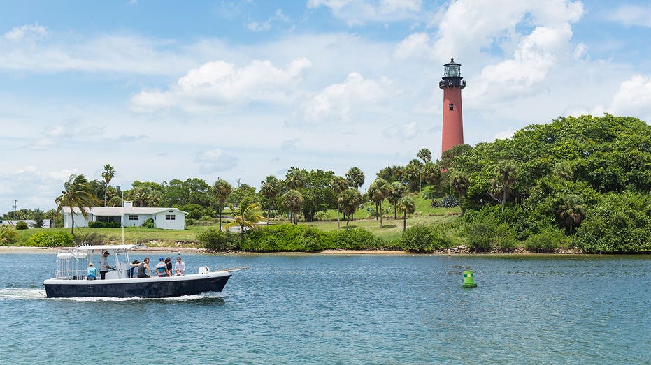 Lighthouse at Jupiter inlet.