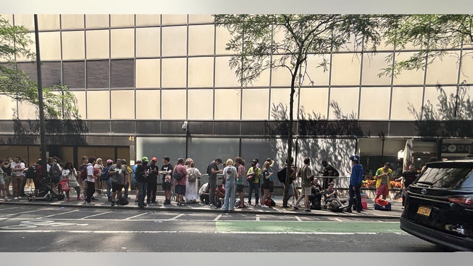 Nintendo fans New York City store