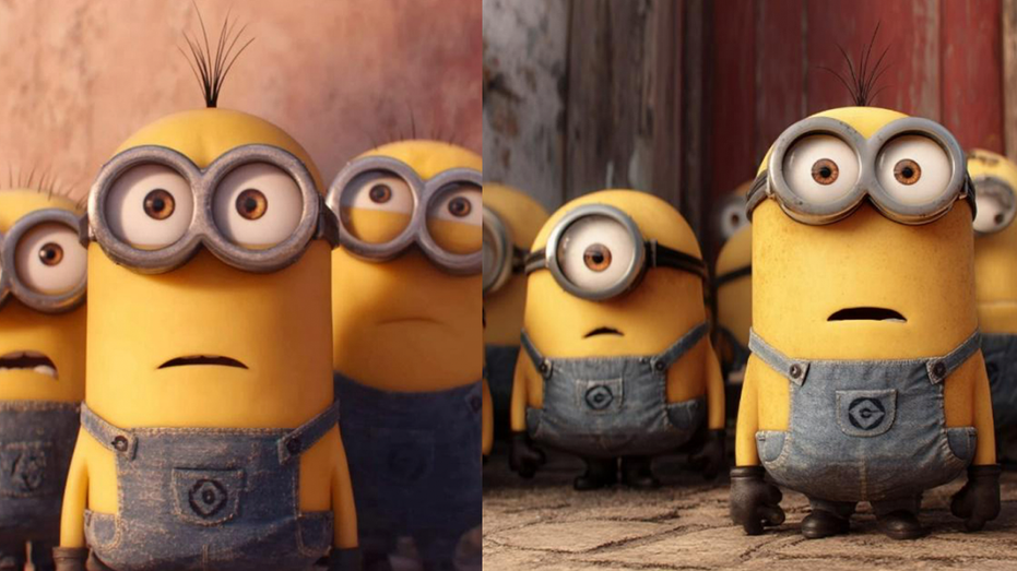 AI created pictures of NBCU minions