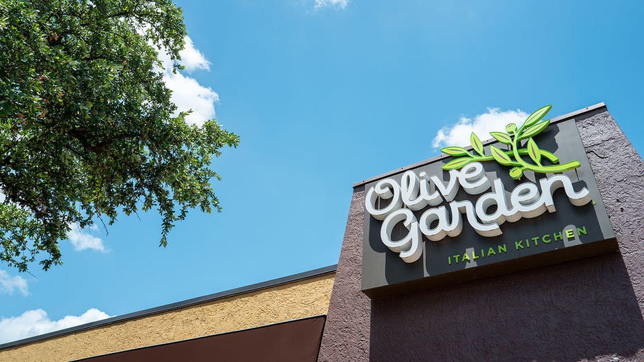 AUSTIN, TEXAS - JUNE 20: The exterior of an Olive Garden is seen on June 20, 2025 in Austin, Texas. Darden Restaurants, the parent company of Olive Garden, surpassed Wall Street's earnings and revenue after reporting a fiscal fourth-quarter net income of $303.8 million dollars. (Photo by Brandon Bell/Getty Images)