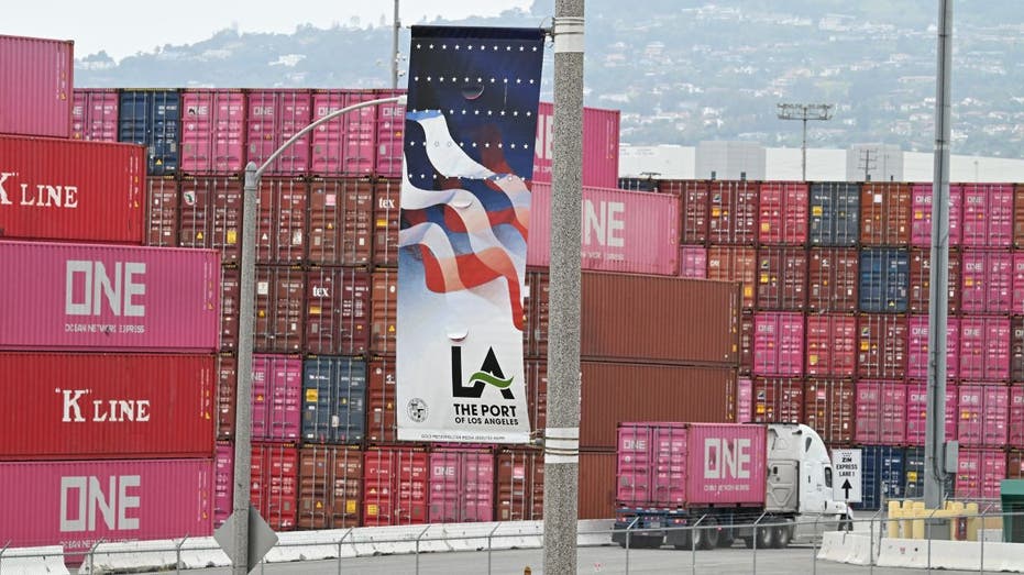 Containers at the Port of Los Angeles
