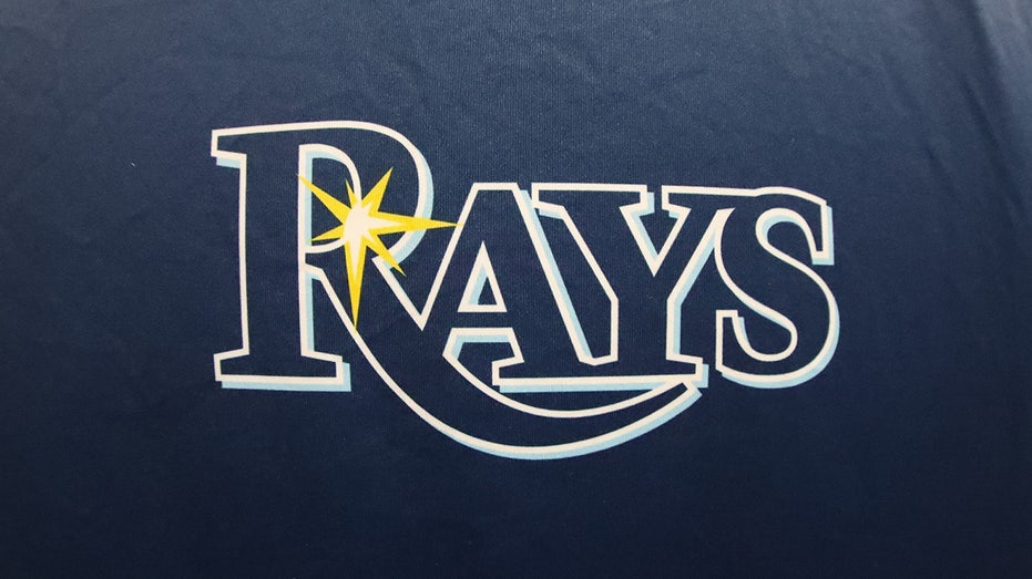 Rays logo on wall