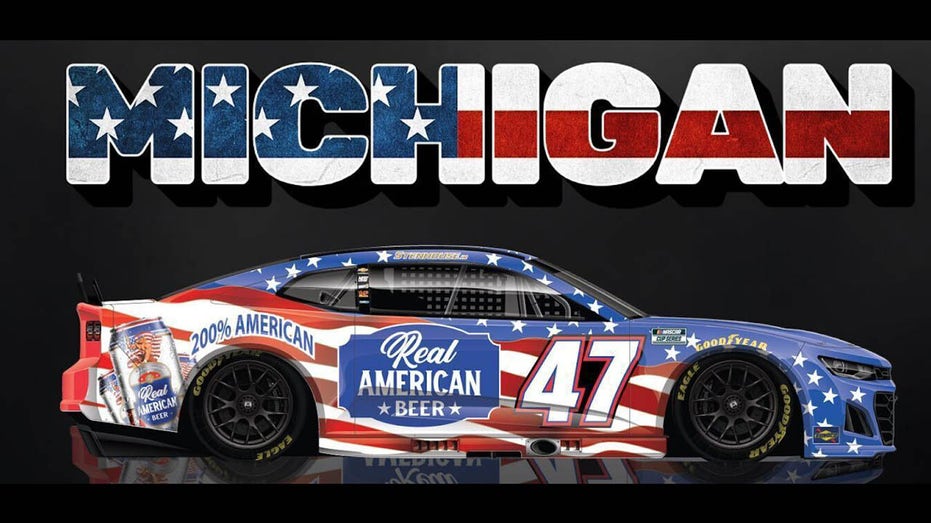 Real American Beer NASCAR car