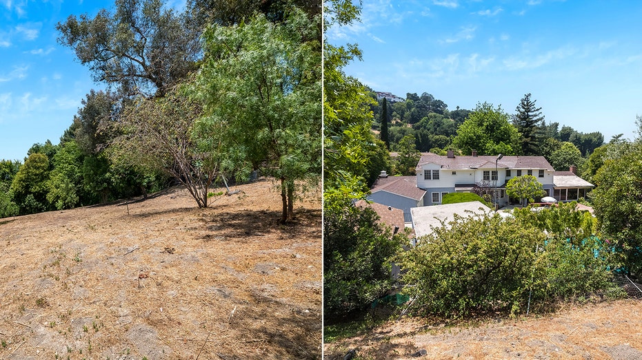 The home has plenty of space outside to explore the property.