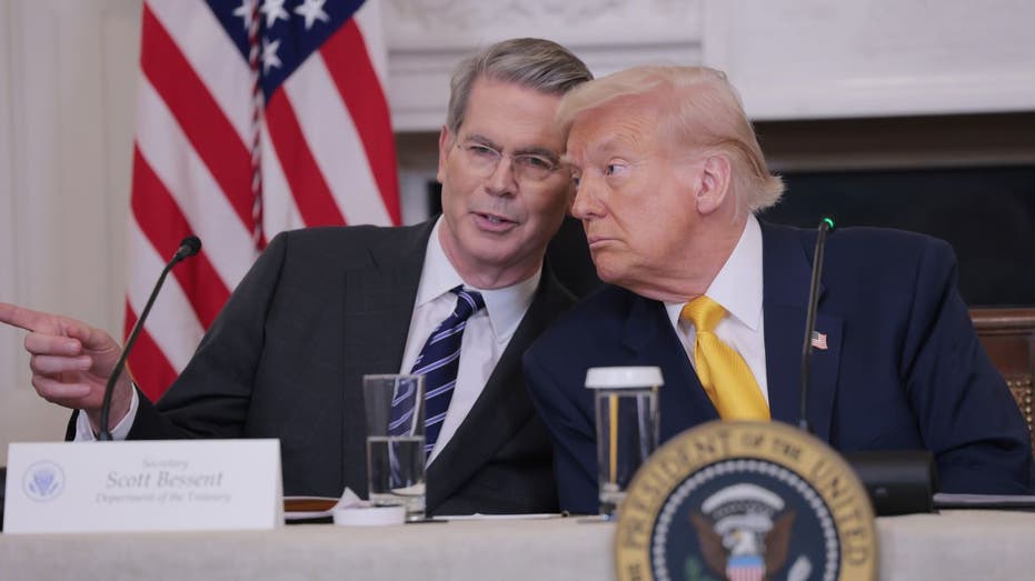 Scott Bessent and Donald Trump