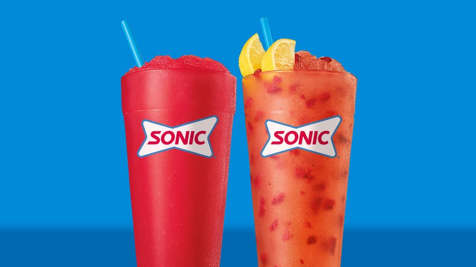 Sonic's Watermelon and Lemonberry Slushes