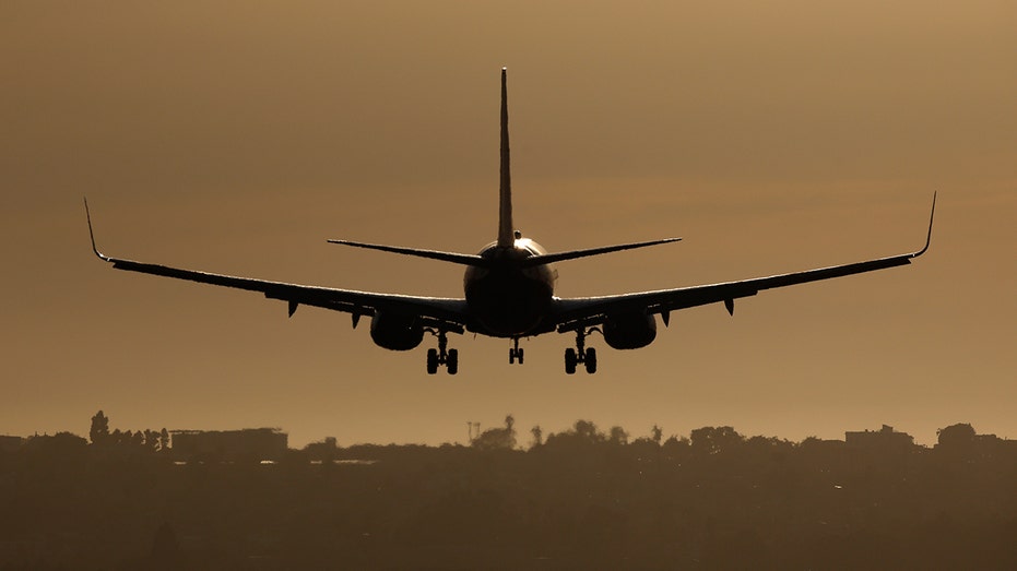 Southwest plane lands at San Diego international airport