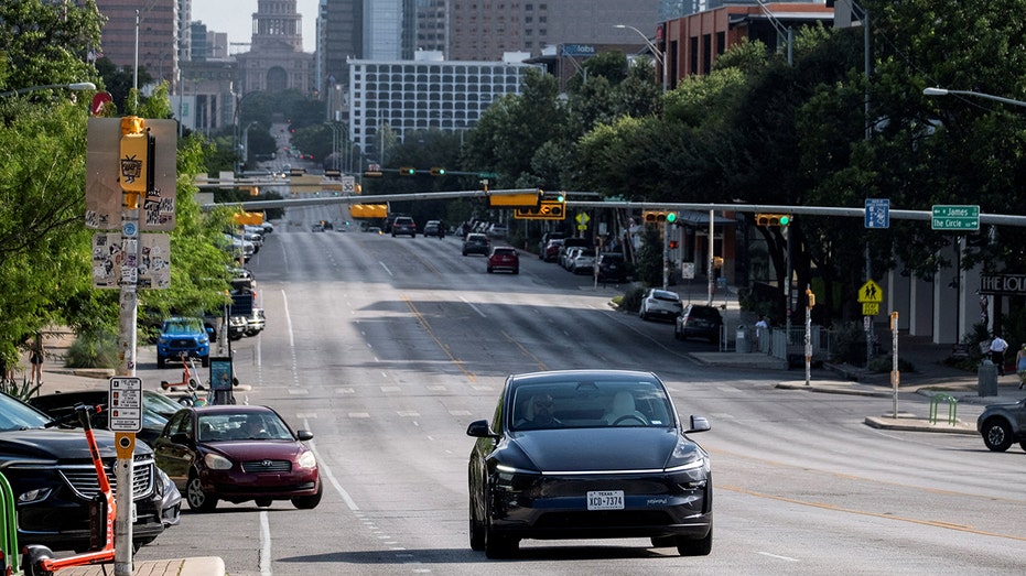 FILE PHOTO: Tesla robotaxis launch in Austin, Texas