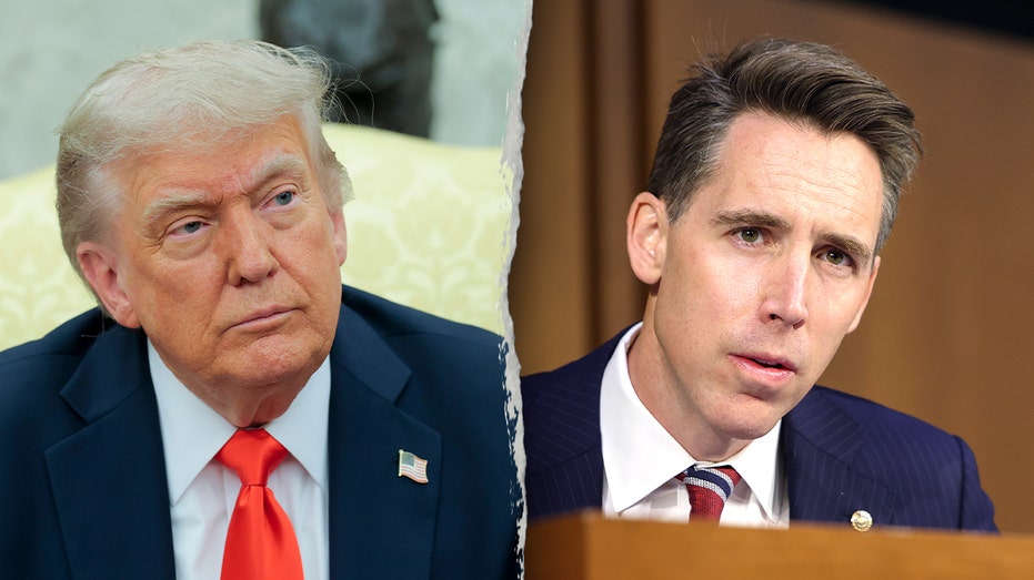 Donald Trump and Republican Senator Josh Holie