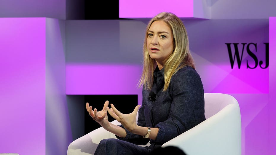 New York, New York - May 21: Whitney Wolf Hurd, founder and executive chair, Bumble Speaks on the stage during the Wall Street Journal's Everythal Festival at Spring Studios on May 21, 2024 in New York City. (Photo by Dia Dipasupil/Getty Images)