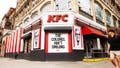 Signage at a KFC with the Colonel looking 'serious' - Fox News