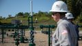Diversified Energy employees stand by natural gas well in Franklin Township, Washington County, Pennsylvania, on September 6, 2024. Once a Democratic stronghold with a strong union presence, Washington County has voted Republican in every presidential election since 2008. - Fox News