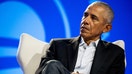 Former President Barack Obama listens to speakers on a panel at the Obama Foundation Democracy Forum, one month after the Democrats loss in the U.S. presidential election, in Chicago, Dec. 5, 2024. - Fox Business News
