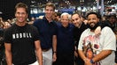 (L-R) Tom Brady, Eli Manning, Robert Kraft, Fanatics CEO Michael Rubin, and DJ Khaled attend Fanatics Fest NYC 2025 at Javits Center on June 20, 2025 in New York City.  - Fox Business News