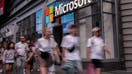 A Microsoft office is seen in New York in July 2025 ahead of the company hitting $4 trillion in market cap. - Fox Business News