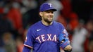 Nathan Eovaldi #17 of the Texas Rangers celebrates after pitching a complete game against the Cincinnati Reds at Great American Ball Park on April 1, 2025 in Cincinnati, Ohio. - Fox Business News