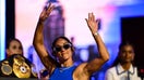 Amanda Serrano during a press conference, held at The Theater at Madison Square Garden in New York, USA, ahead of her undisputed super lightweight championship fight with Katie Taylor on July 11th at Madison Square Garden in New York. - Fox Business News