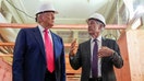 U.S. President Donald Trump and Federal Reserve Chair Jerome Powell speak during a tour of the Federal Reserve Board building, which is currently undergoing renovations, in Washington, D.C., July 24, 2025.  - Fox Business News