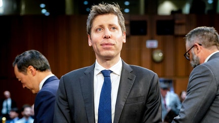 Sam Altman, chief executive officer of OpenAI Inc., arrives for a Senate Commerce, Science, and Transportation Committee hearing in Washington, D.C., on Thursday, May 8, 2025. - Fox Business News