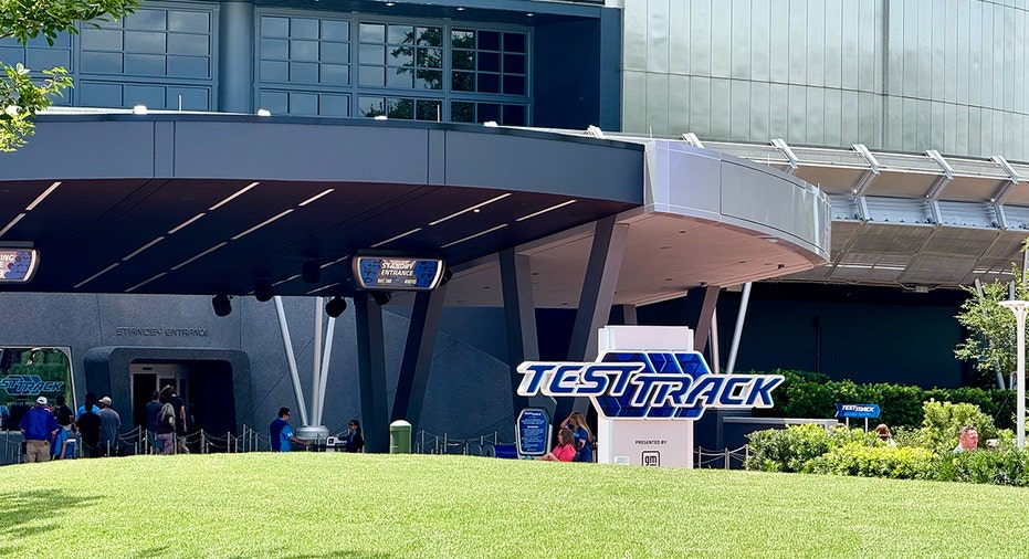 Test Track sign at Walt Disney World