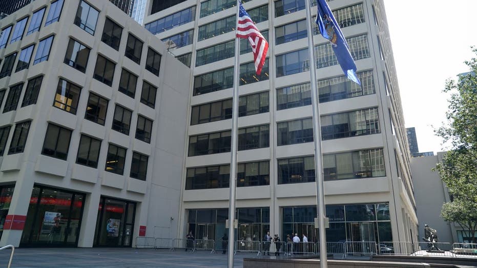 Half Staff 345 Park Avenue Flag
