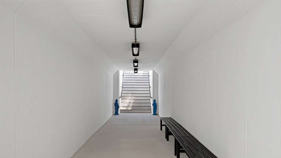 The home features an underground tunnel which leads to an oceanfront cabana.