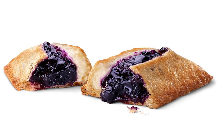 McDonald's berries and cream cloudy pie