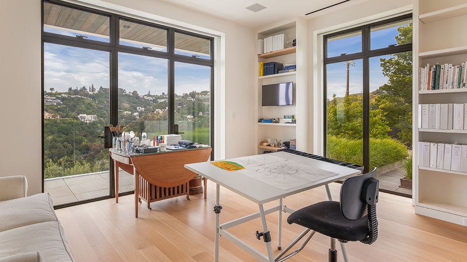 The home also features an office.