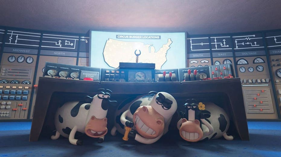 A still from Chick-fil-A's 'Udder Chaos' short film