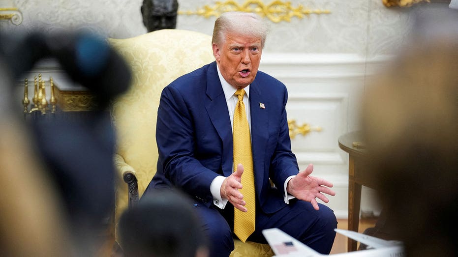 President Donald Trump in the Oval Office