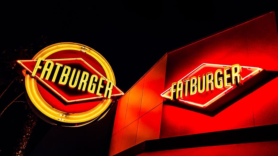 Los Angeles, Ca - February 28, 2015. A fatburger neon sign at night.