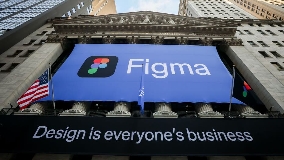 Figma IPO sign at NYSE