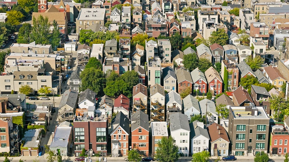 Aerial shot of Chicago, Illinois