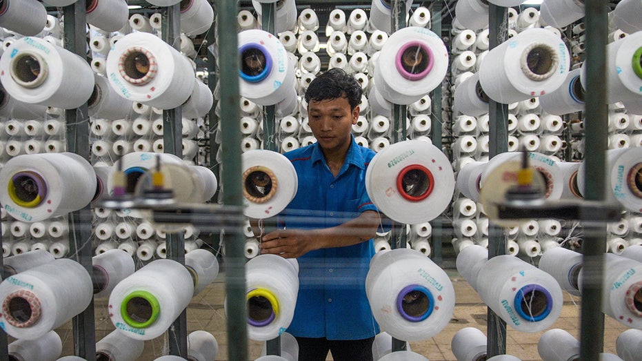Indonesian garment worker
