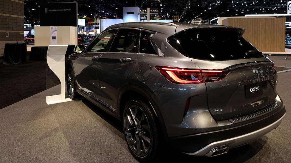 CHICAGO - FEBRUARY 08: 2019 Infiniti QX50 is on display at the 111th Annual Chicago Auto Show at McCormick Place in Chicago, Illinois on February 8, 2019. (Photo By Raymond Boyd/Getty Images)