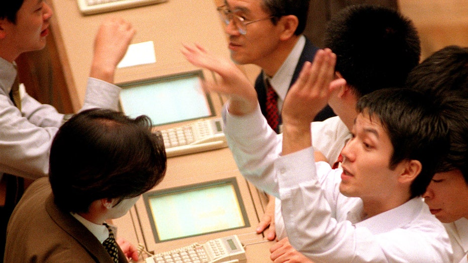 Stock trader in Japan