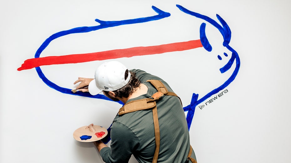 Josh Allen painting